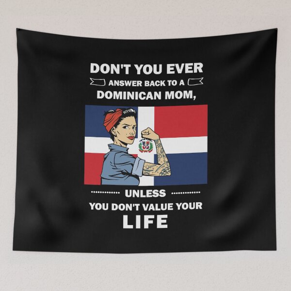 Item preview, Dominican Mom - Funny Angry Mother Jokes designed and sold by Scratches Tees.
