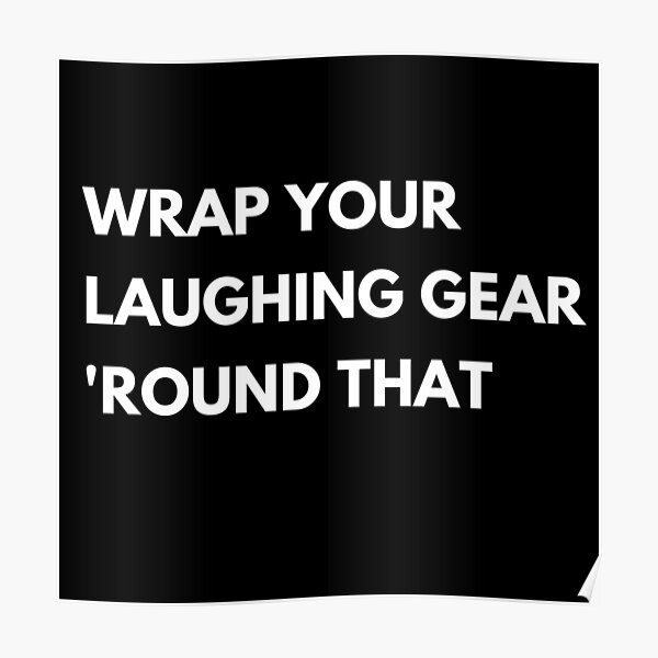 "Wrap your Laughing Gear Around that Aussie Slang" Poster for Sale by