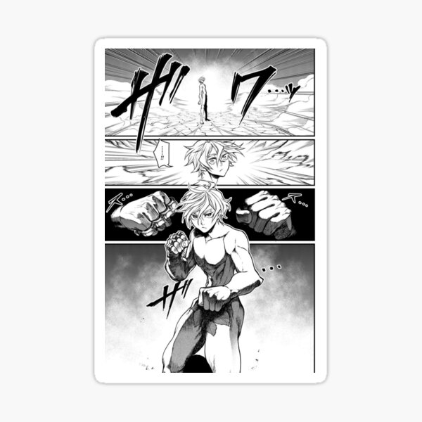 Item preview,  Adam fighting - Record of Ragnarok Manga designed and sold by PuddingRabbit.