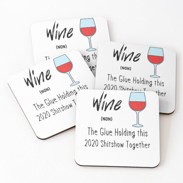 Item preview, Wine The Glue Holding this 2020 Shitshow Together designed and sold by YourgiftShop.