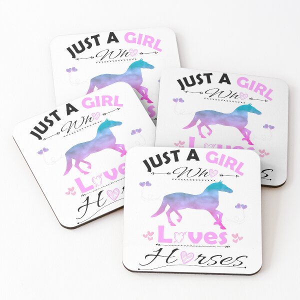 Item preview, Just A Girl Who Loves Horses designed and sold by PRINTED ..
