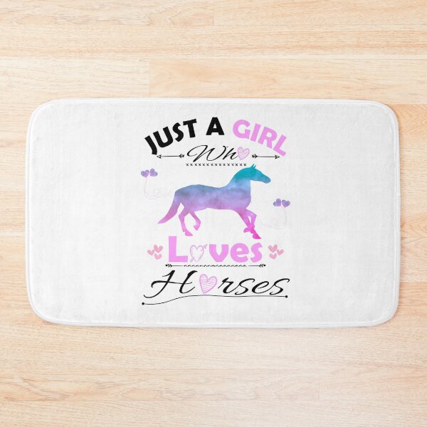 Item preview, Just A Girl Who Loves Horses designed and sold by PRINTED ..