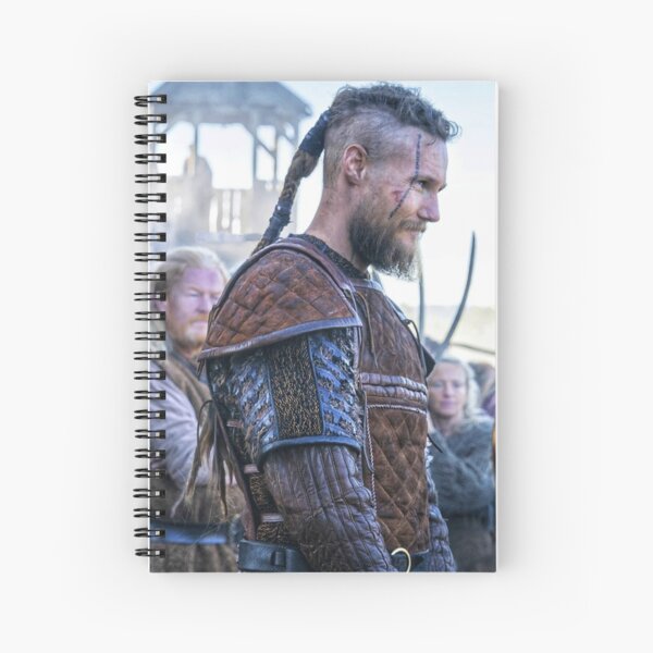 Bjorn Wallpaper Spiral Notebooks for Sale