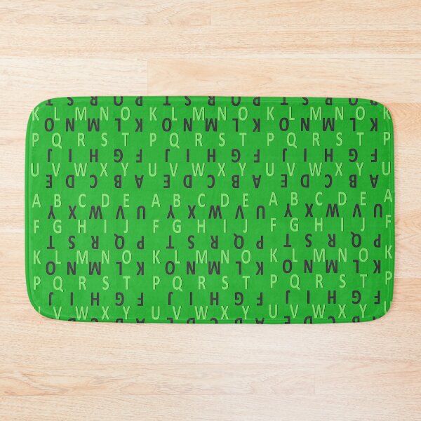 Item preview, green letters designed and sold by ZiphGames.