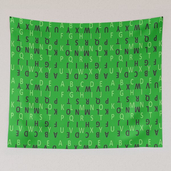 Item preview, green letters designed and sold by ZiphGames.