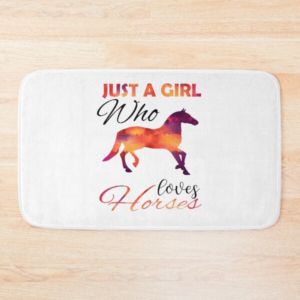 Item preview, Just A Girl Who Loves Horses designed and sold by PRINTED ..