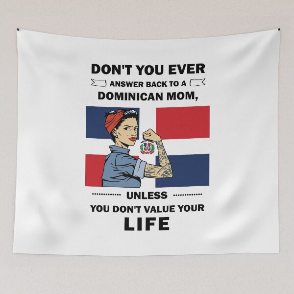 Item preview, Dominican Mom - Funny Angry Mother Jokes designed and sold by Scratches Tees.