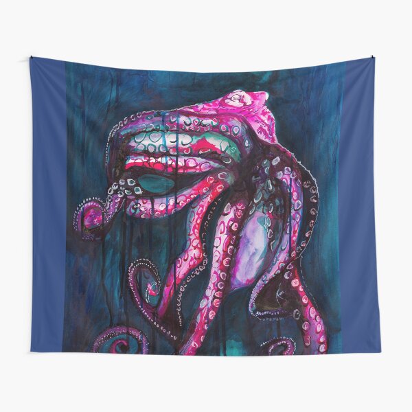 Item preview,  Tentacles ink painting designed and sold by The inked octopus garden .