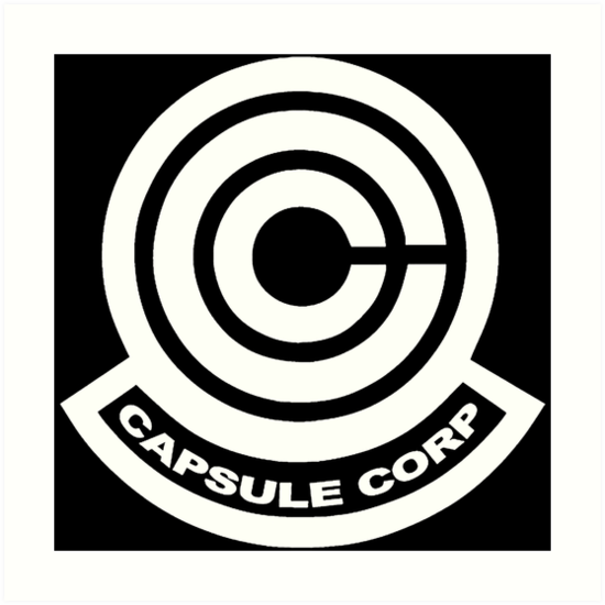 Capsule Corp Logos Art Print By Logitus Redbubble