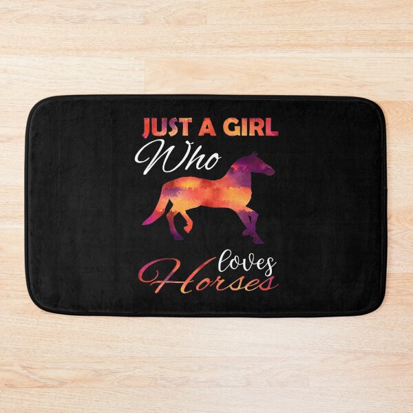 Item preview, Just A Girl Who Loves Horses designed and sold by PRINTED ..