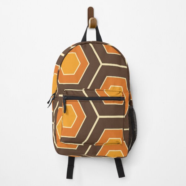 Item preview, Funky Hexagonal Retro Pattern Design #1 designed and sold by RhubarbMyrtle.