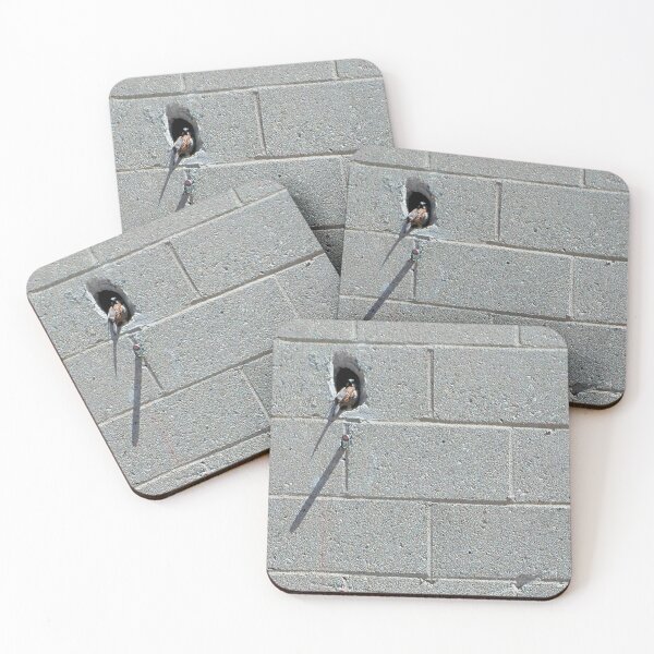 Item preview, Sparrow Cinder Block Wall  designed and sold by Robert Link.