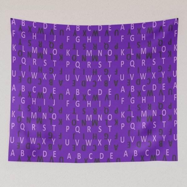Item preview, purple letters designed and sold by ZiphGames.