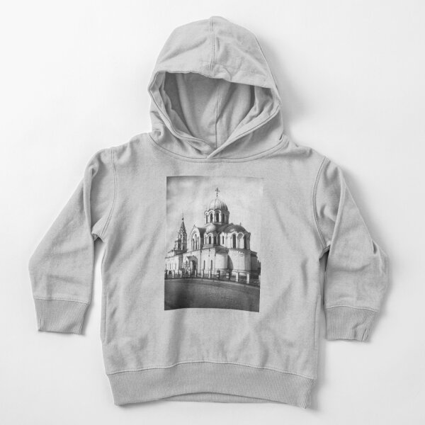 Ancient photo of the ancient orthodox church Toddler Pullover Hoodie
