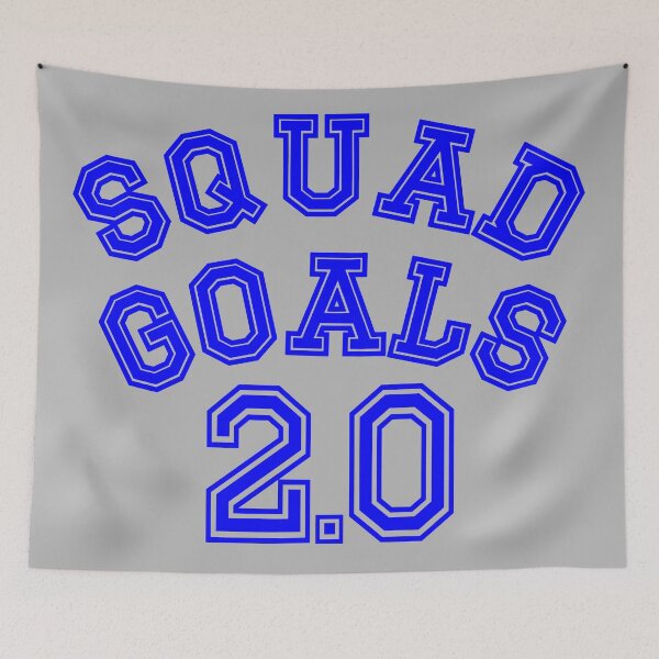 Item preview, Squad Goals Typography Design designed and sold by The Merch.