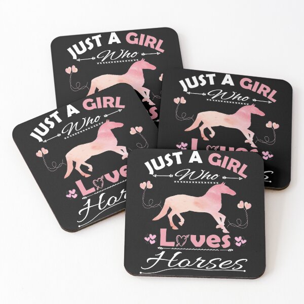 Item preview, Just A Girl Who Loves Horses designed and sold by PRINTED ..