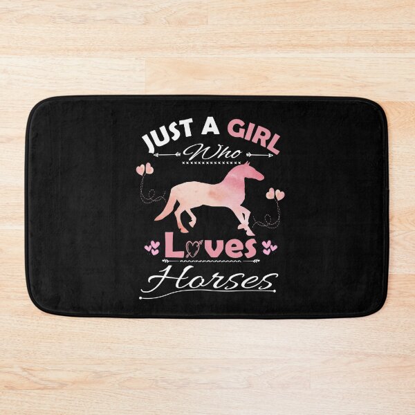 Item preview, Just A Girl Who Loves Horses designed and sold by PRINTED ..