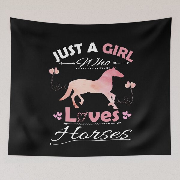 Item preview, Just A Girl Who Loves Horses designed and sold by PRINTED ..