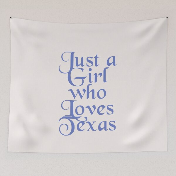 Item preview, Just a Girl who Loves Texas designed and sold by Shujii.