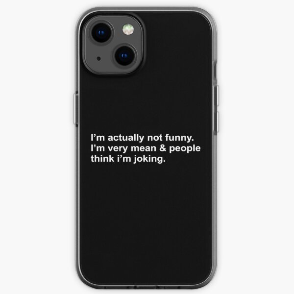 I'M ACTUALLY NOT ESSENTIAL TSHIRT AND MASK iPhone Soft Case