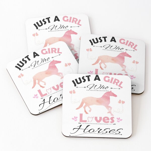 Item preview, Just A Girl Who Loves Horses designed and sold by PRINTED ..