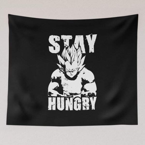 Item preview, Stay Hungry - Vegeta Bodybuilding Motivational designed and sold by veggieflex.