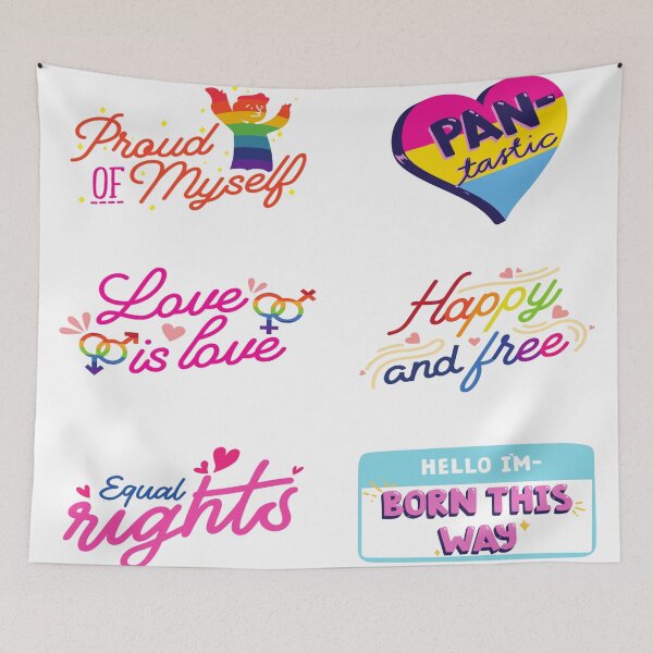 Item preview, love & Life text sticker pack designed and sold by Rajzone.