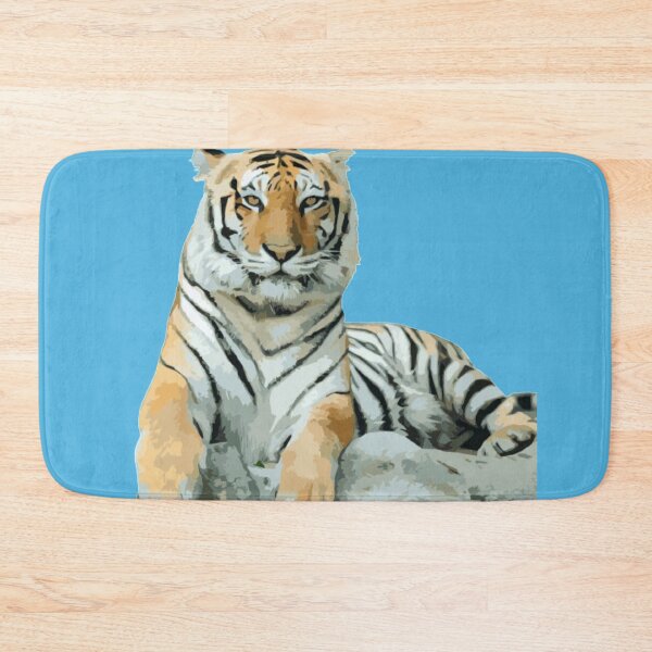 Item preview, The tiger rests on its rock. designed and sold by Karine Dupras.