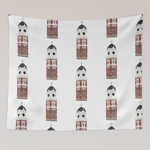Item preview, Bell tower designed and sold by Jenna Ross.