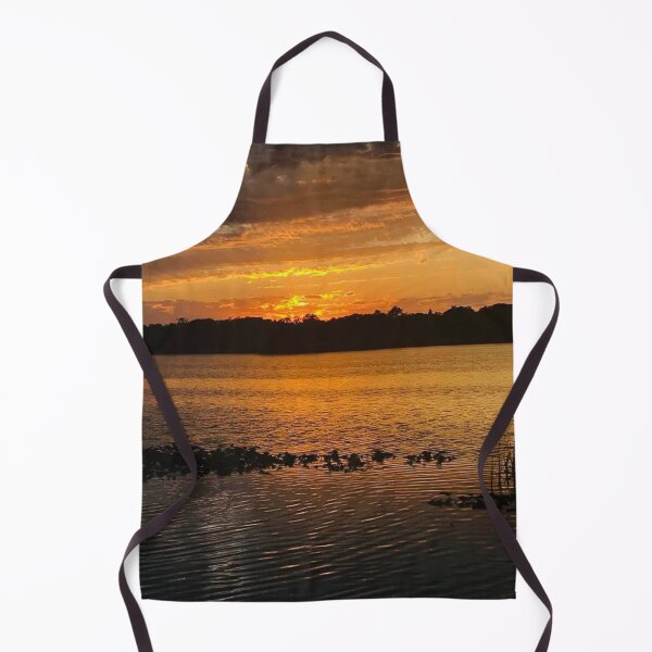 Item preview, Sunset in Florida Lake View Photograph Mask designed and sold by DiscGolfTees.