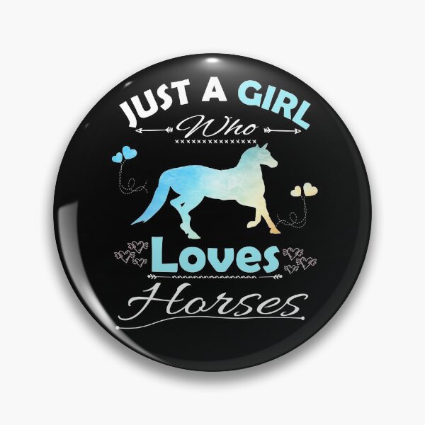 Item preview, Just A Girl Who Loves Horses designed and sold by PRINTED ..