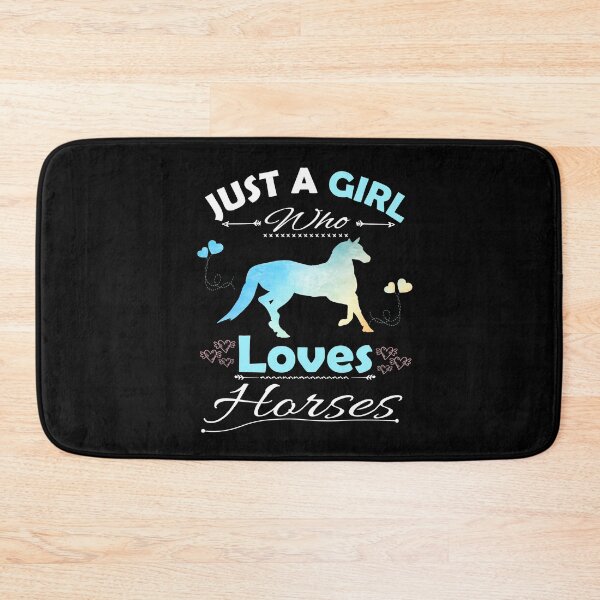 Item preview, Just A Girl Who Loves Horses designed and sold by PRINTED ..