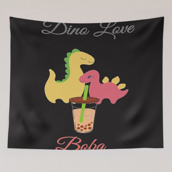 Item preview, Dino Boba funny design-dino love boba designed and sold by Rajzone.