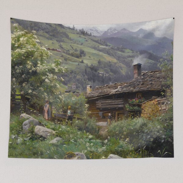 Item preview, A Cottage in Gastein, Austria - Peder Monsted designed and sold by CJET.