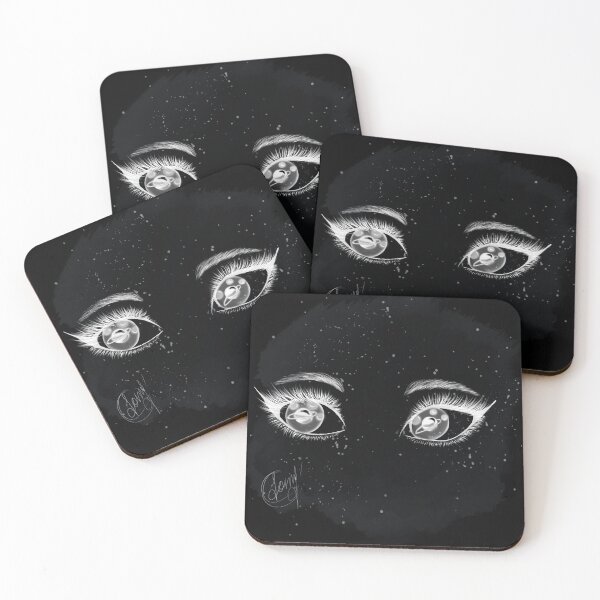 Item preview, Black eyes of a girl. ART Sonota Moriko designed and sold by SonoRiko.