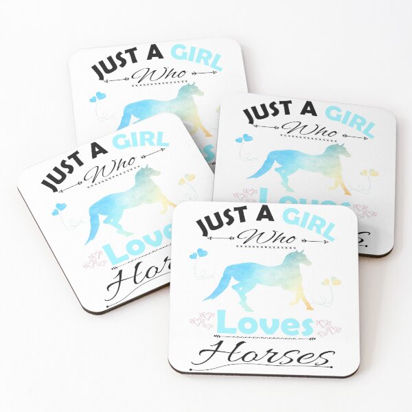 Item preview, Just A Girl Who Loves Horses designed and sold by PRINTED ..