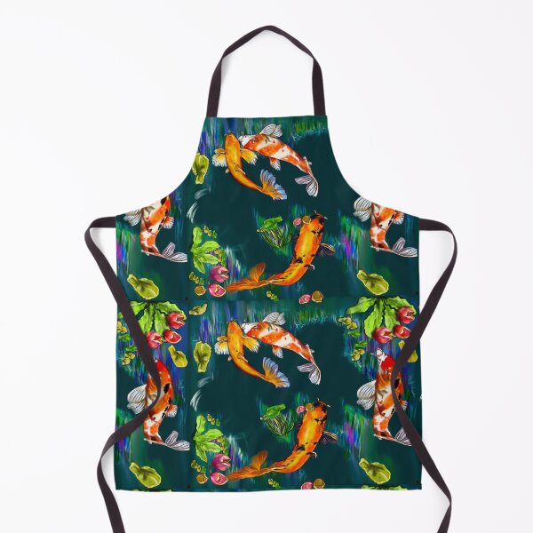 Item preview, Best fishing gifts for fish lovers 2022. Koi fish swimming in a koi pond Pattern 4 fish designed and sold by Artonmytee.