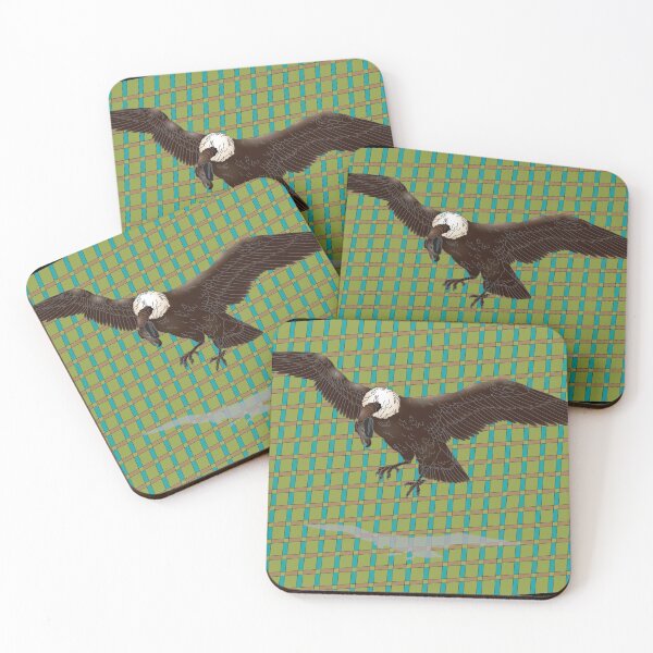 Item preview, Vulture on Green Plaid designed and sold by OrangeEden.