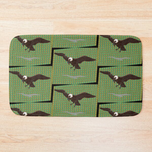 Item preview, Vulture on Green Plaid designed and sold by OrangeEden.