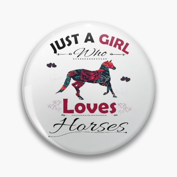 Item preview, Just A Girl Who Loves Horses designed and sold by PRINTED ..