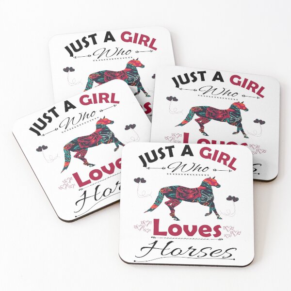 Item preview, Just A Girl Who Loves Horses designed and sold by PRINTED ..