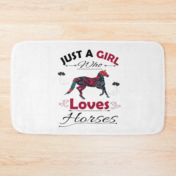 Item preview, Just A Girl Who Loves Horses designed and sold by PRINTED ..
