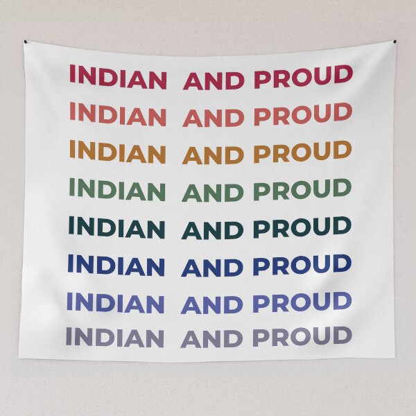 Item preview, INDIAN AND PROUD designed and sold by BrownGirlMantra.