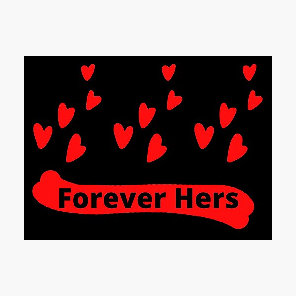 Item preview, Forever Hers with Hearts designed and sold by janraydesigns.