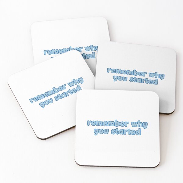 Item preview, Remember Why You Started - Aquamarine  designed and sold by NECHSTORE.