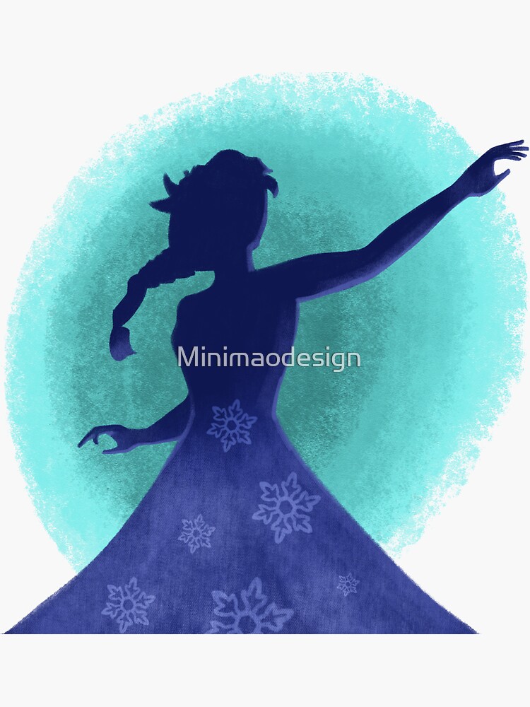 "Frozen" Sticker by Minimaodesign Redbubble
