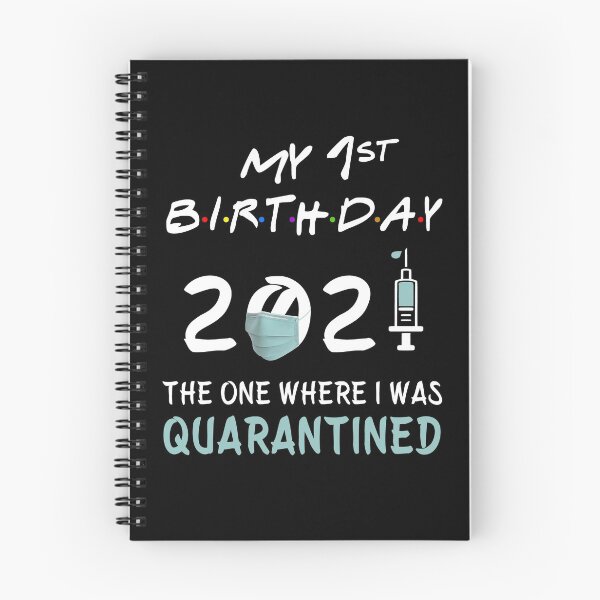 Item preview, My 1st Birthday 2021 The One Where I was Quarantined baby designed and sold by AnimaLovers.