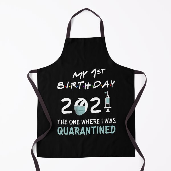 Item preview, My 1st Birthday 2021 The One Where I was Quarantined baby designed and sold by AnimaLovers.