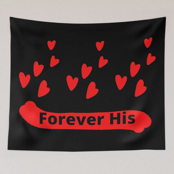 Item preview, Forever His with Hearts designed and sold by janraydesigns.