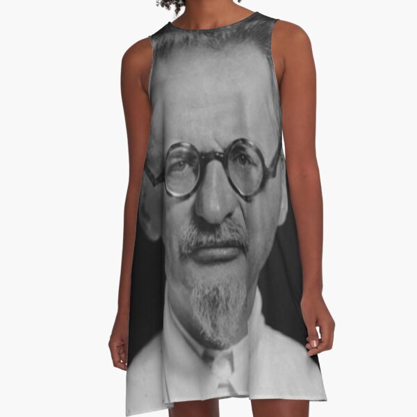 Lev Davidovich Bronstein, better known as Leon Trotsky, Revolutionary A-Line Dress